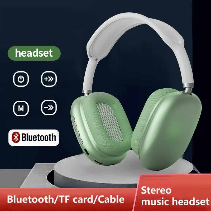 P9Max Wireless Bluetooth Headset Compatible with Apple